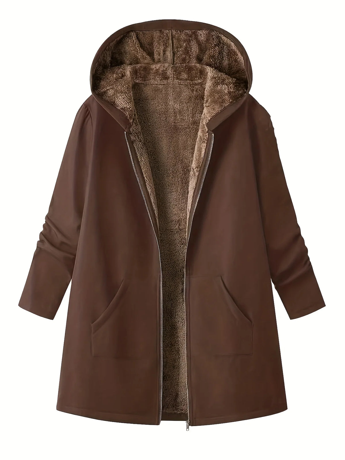 Lorna | Women's Hooded Long Puffer Coat Soft-Lined 7