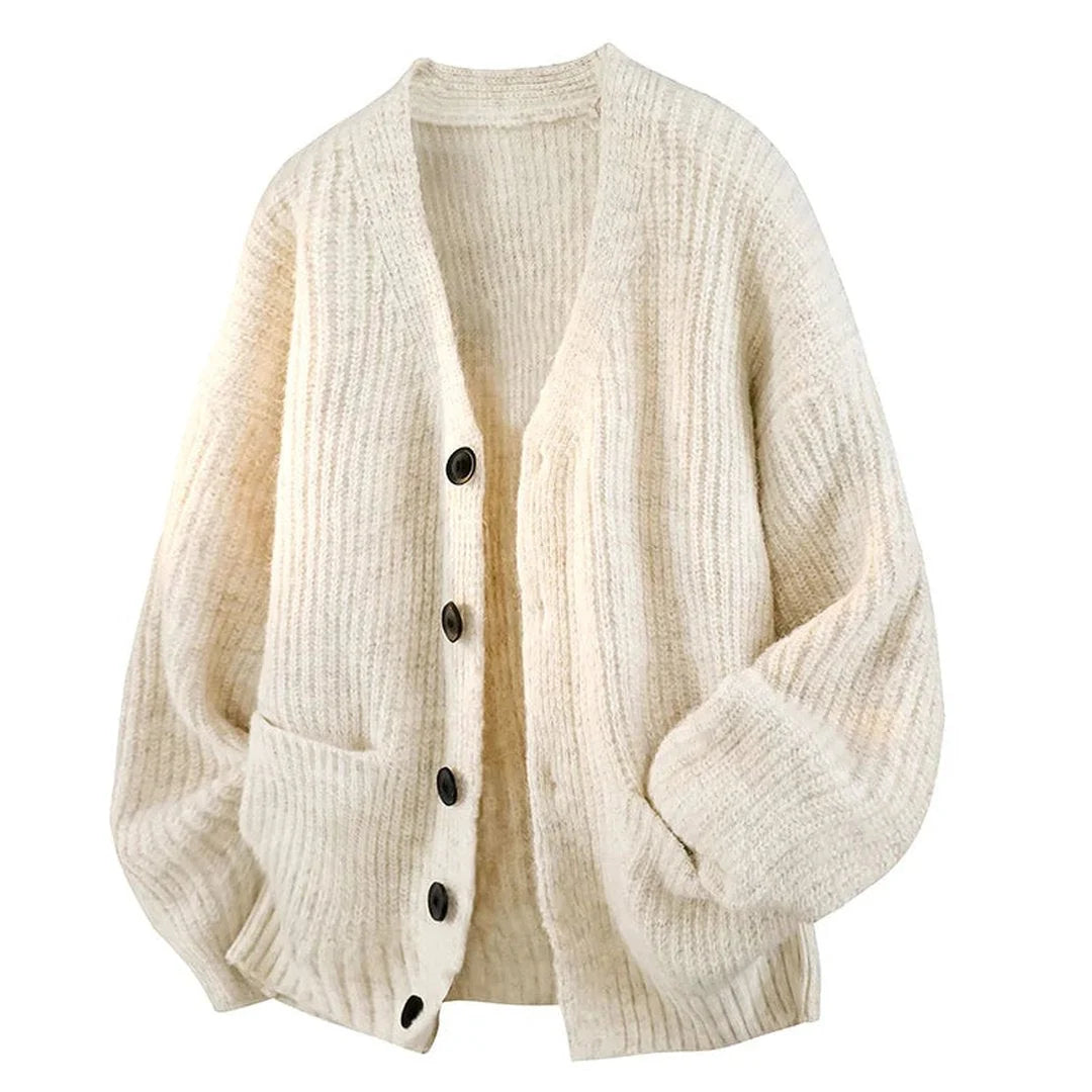 Lucille | Women’s Relaxed V-Neck Cardigan Sweater 2