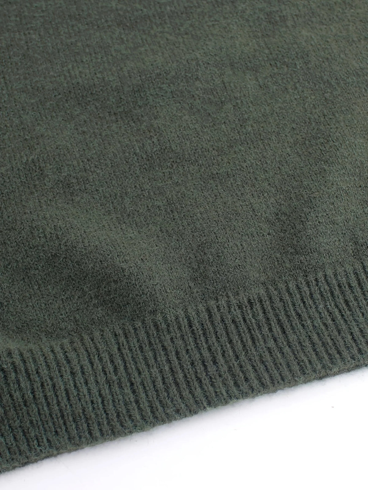 Lydia | Women's Ribbed Sweater with Striped Cuffs 4