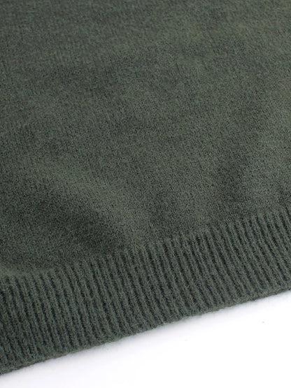 Lydia | Women's Ribbed Sweater with Striped Cuffs 4