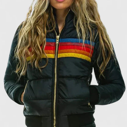 Madison | Black Puffer Jacket for Women 1