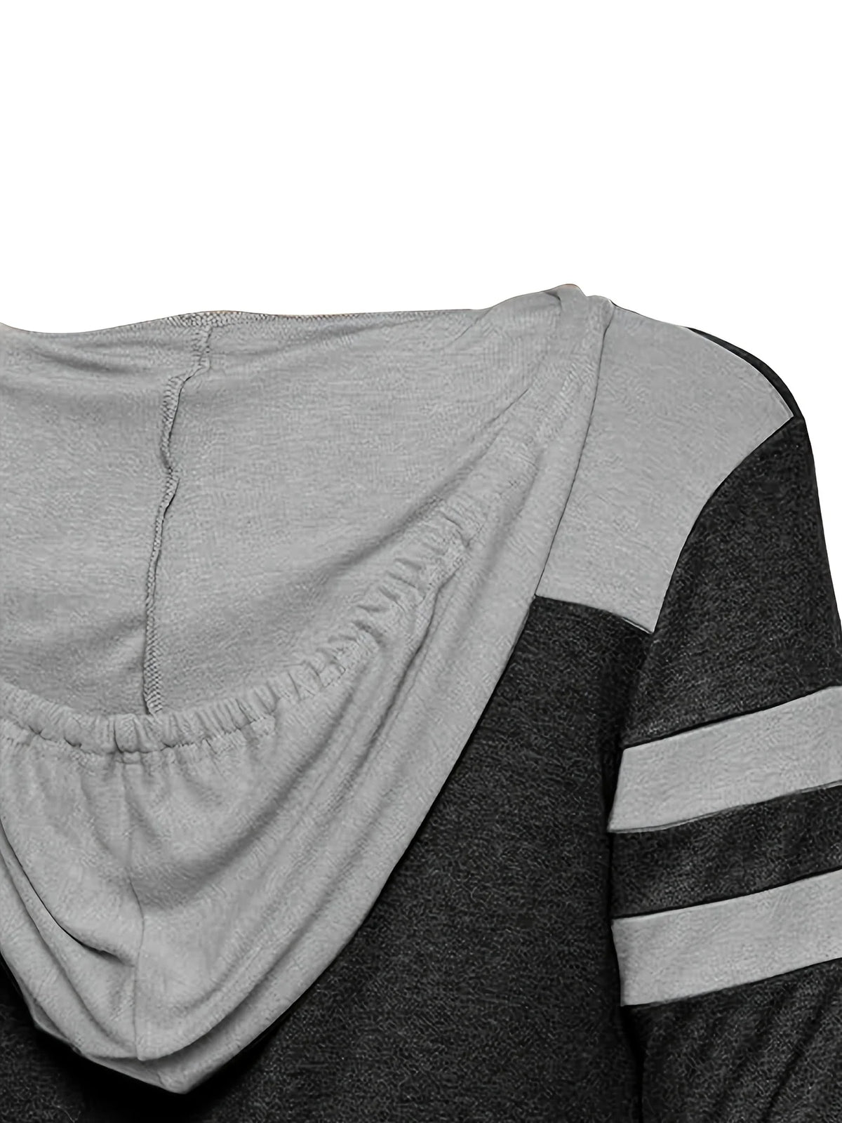 Marlene | Two-Tone Drawstring Hoodie Casual Wear 3