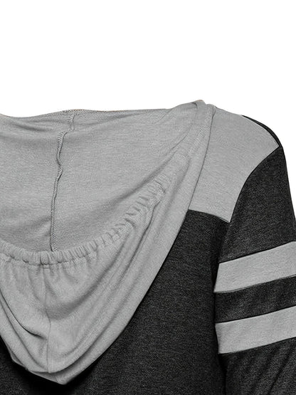 Marlene | Two-Tone Drawstring Hoodie Casual Wear 3