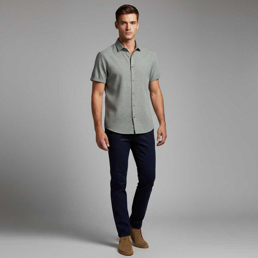 Men's Casual Summer Shirt | Lightweight Short Sleeve Tee