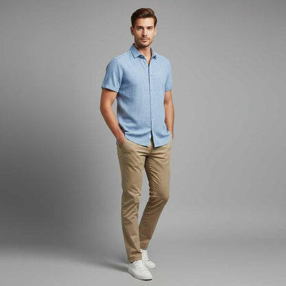 Men's Casual Summer Shirt | Lightweight Short Sleeve Tee