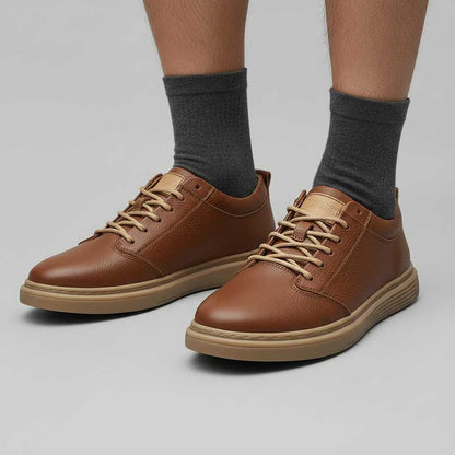 Men's Leather Sneakers | Elegant Comfort Footwear