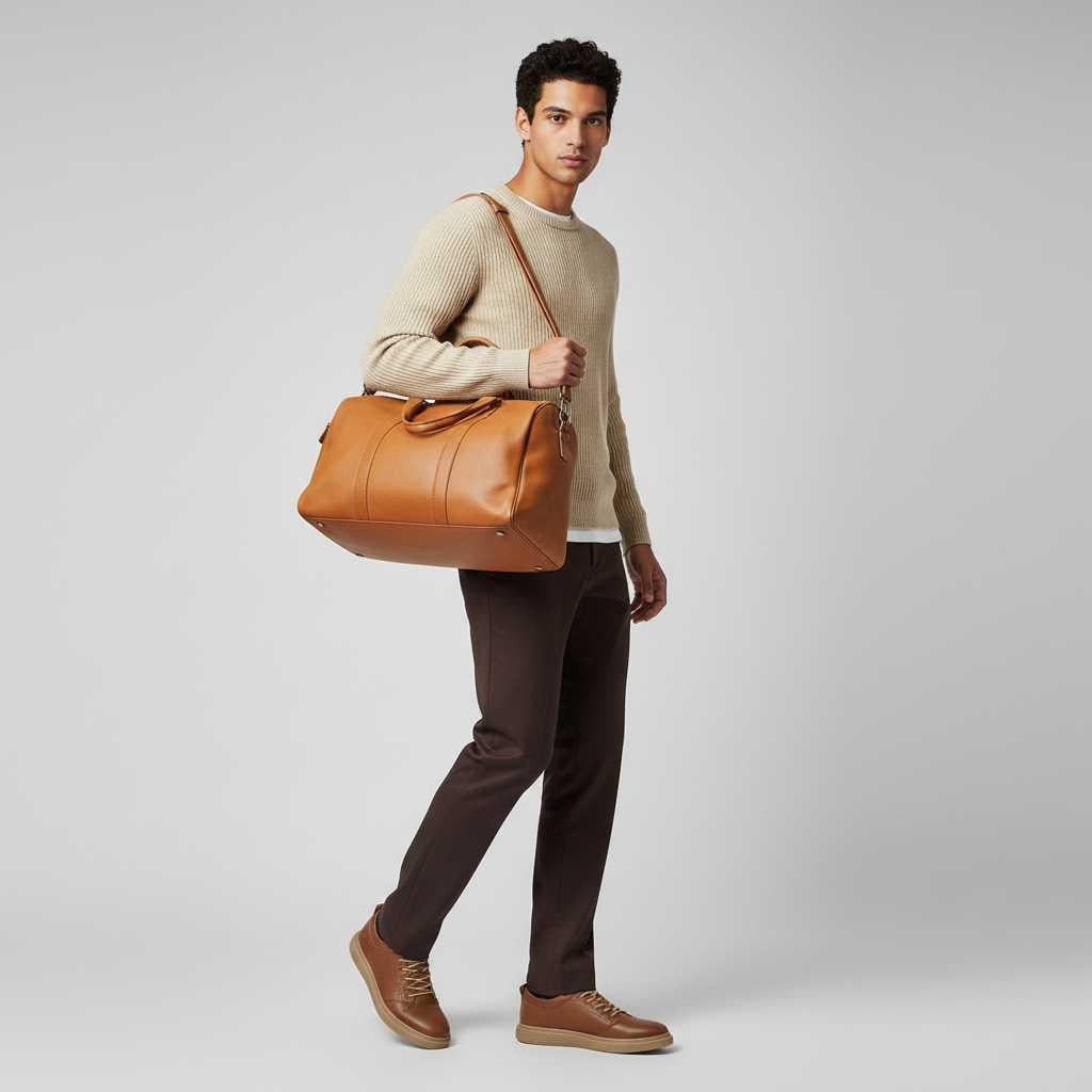 Men's Leather Sneakers | Elegant Comfort Footwear