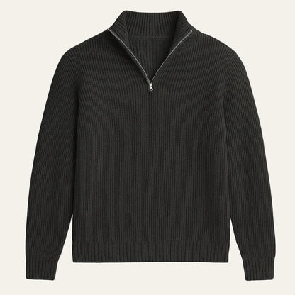 Men's Cashmere Half Zip Sweater | Soft Knit Casual Layering 6