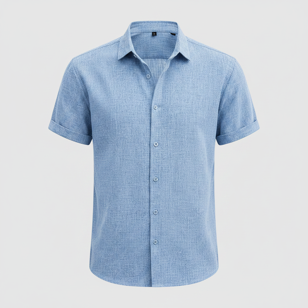 Men's Casual Summer Shirt | Lightweight Short Sleeve Tee 0