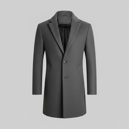 Men's Elegant Notched Lapel Overcoat | Men's Coat 6