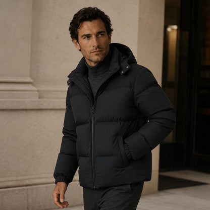 Men's Insulated Hooded Puffer Jacket | Men's Winter Coats 5