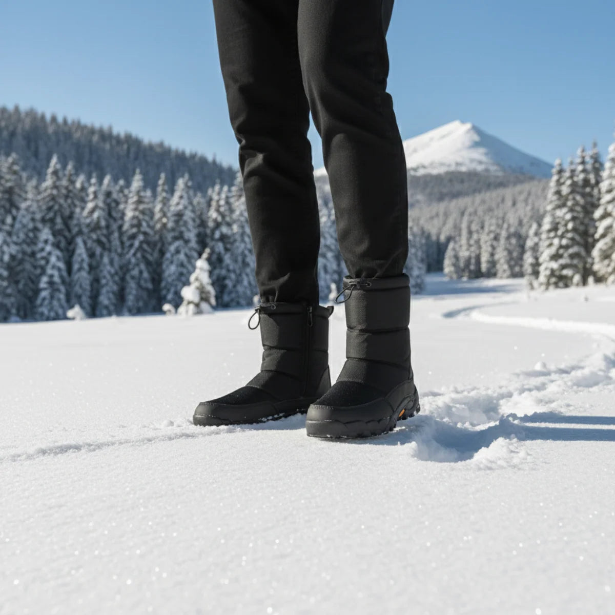 Men's Insulated Winter Snow Boots | Winter Work Boots 7