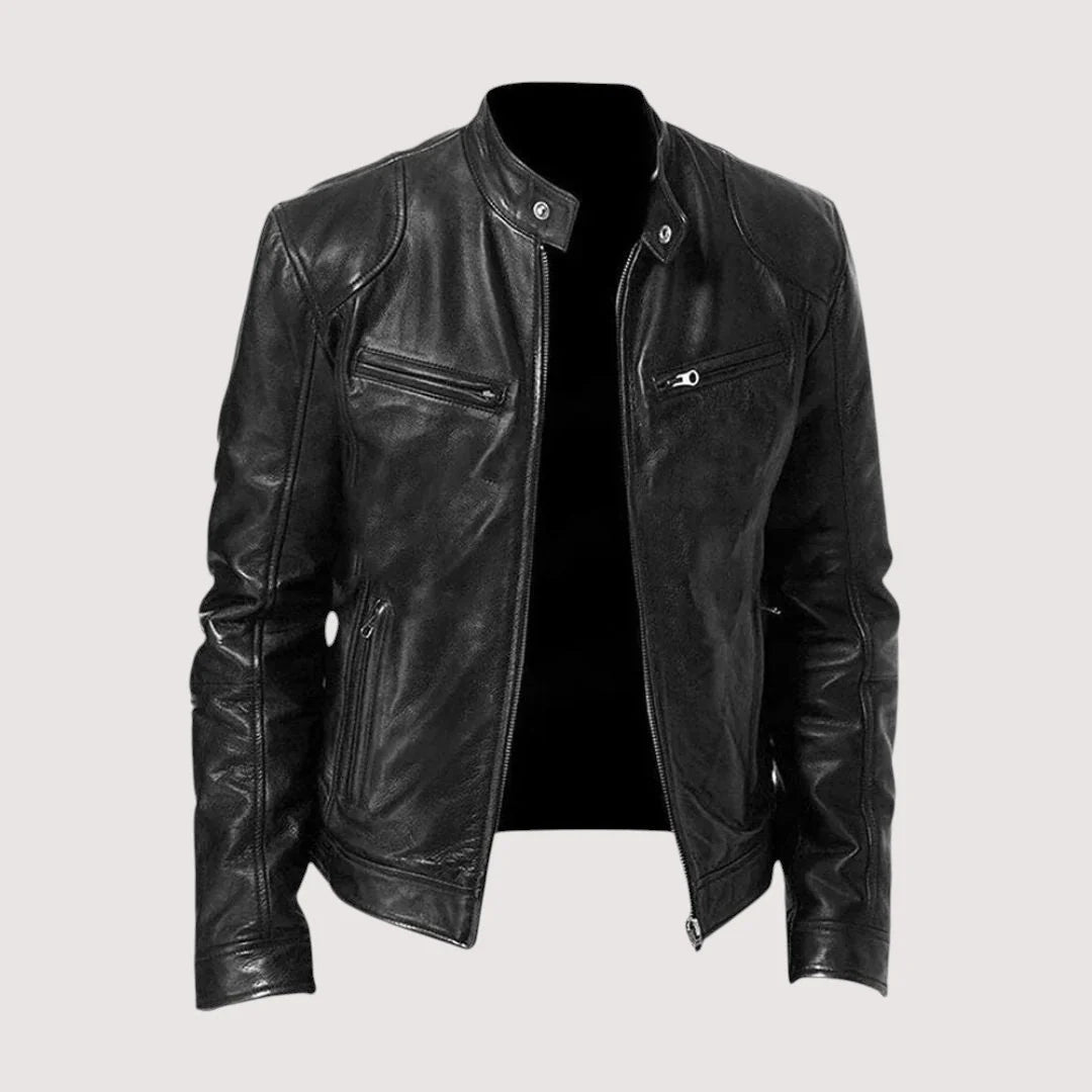 Men's Leather Jacket Black | Premium Genuine Leather Coats 0