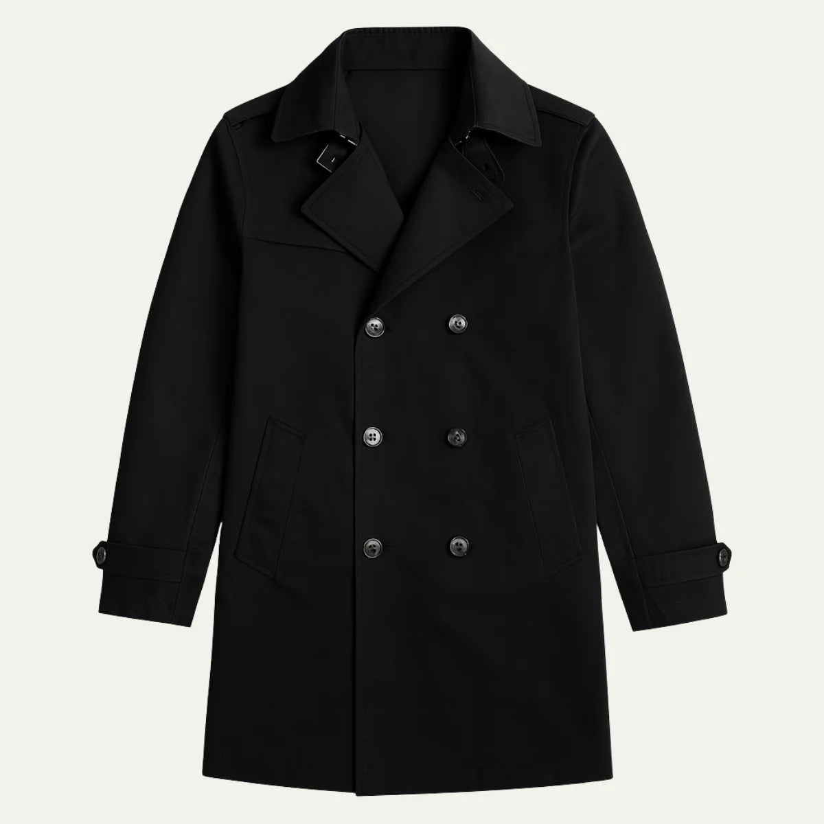 Men's Slim Fit Overcoat | Smart Mid-Length Winter Coat 6