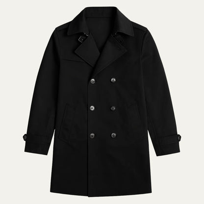 Men's Slim Fit Overcoat | Smart Mid-Length Winter Coat 6
