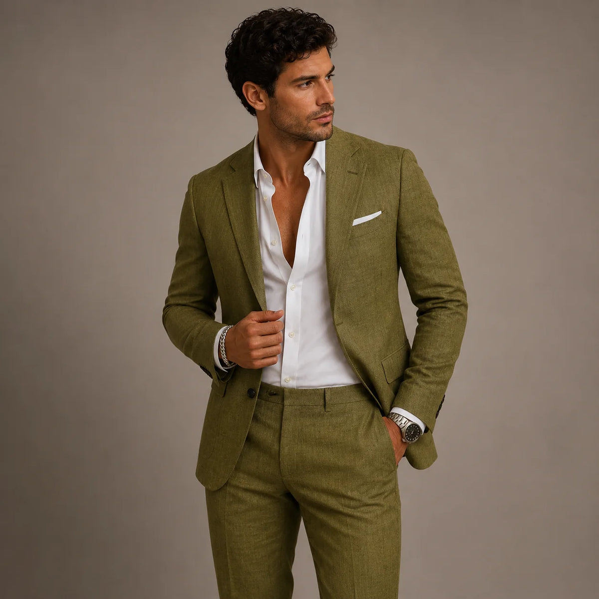 Men's Slim Fit Black Suit | Wedding Suits for Men 0