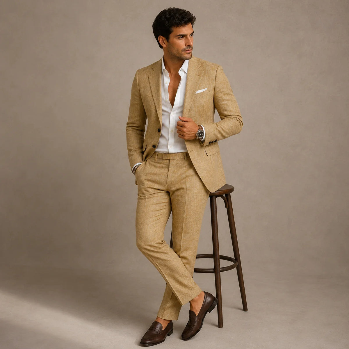 Men's Slim Fit Black Suit | Wedding Suits for Men 4