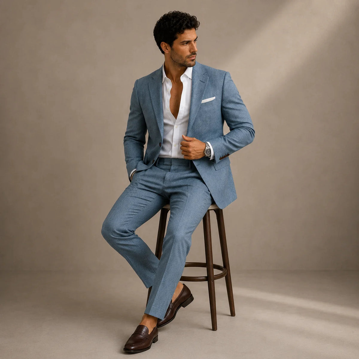Men's Slim Fit Black Suit | Wedding Suits for Men 5