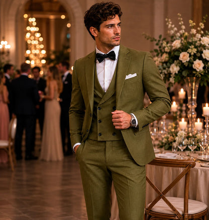 Men's Slim Fit Black Suit | Wedding Suits for Men 7