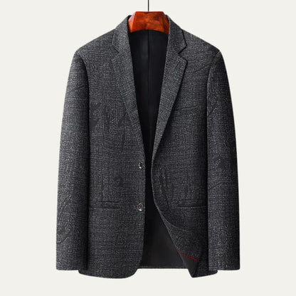 Men's Slim Fit Checked Blazer | Men's Casual Blazer Jacket 0