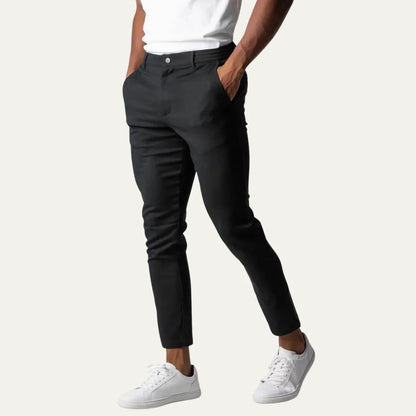 Men's Slim Fit Stretch Chino Pants | Casual Cotton Blend 5