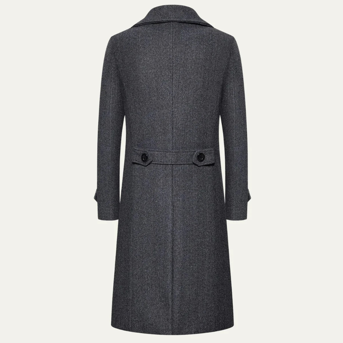 Men's Wool Double Breasted Trench Coat | Men's Overcoat 2
