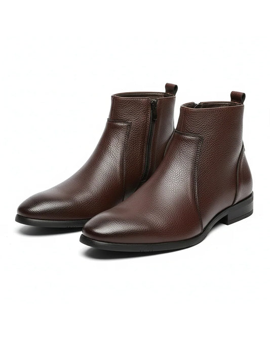 Mercer Zip Leather Boots | Men's Boots in Smooth Cowhide 0
