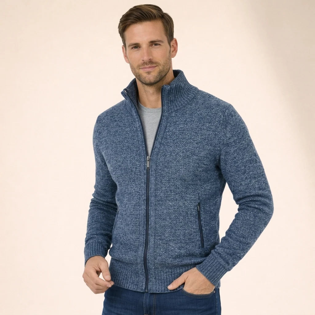 Merino Wool Quarter Zip Sweater | Men's Lightweight Knitwear 0