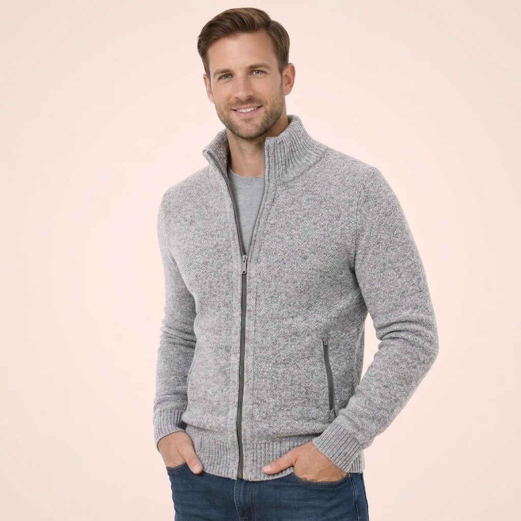 Merino Wool Quarter Zip Sweater | Men's Lightweight Knitwear 2