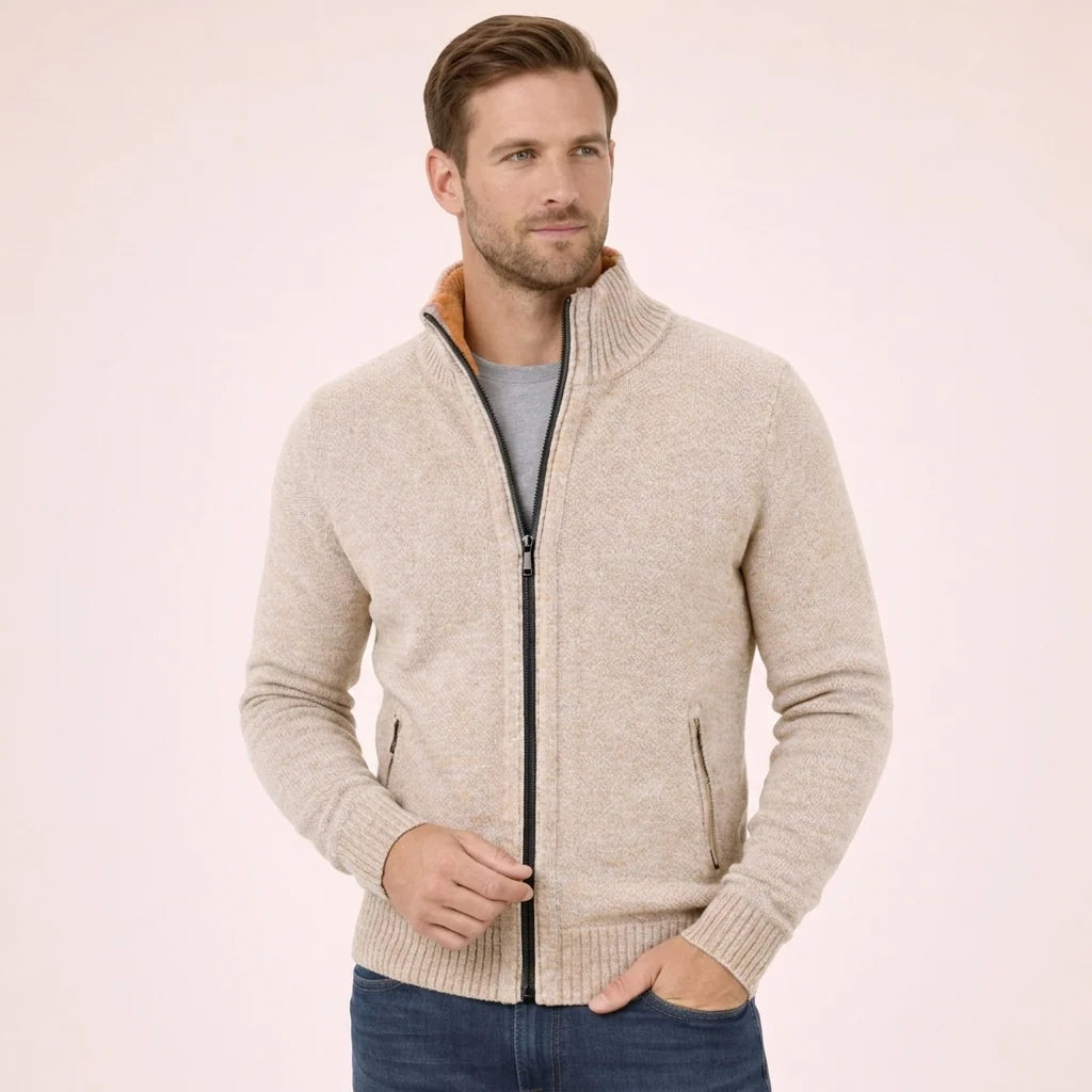 Merino Wool Quarter Zip Sweater | Men's Lightweight Knitwear 3