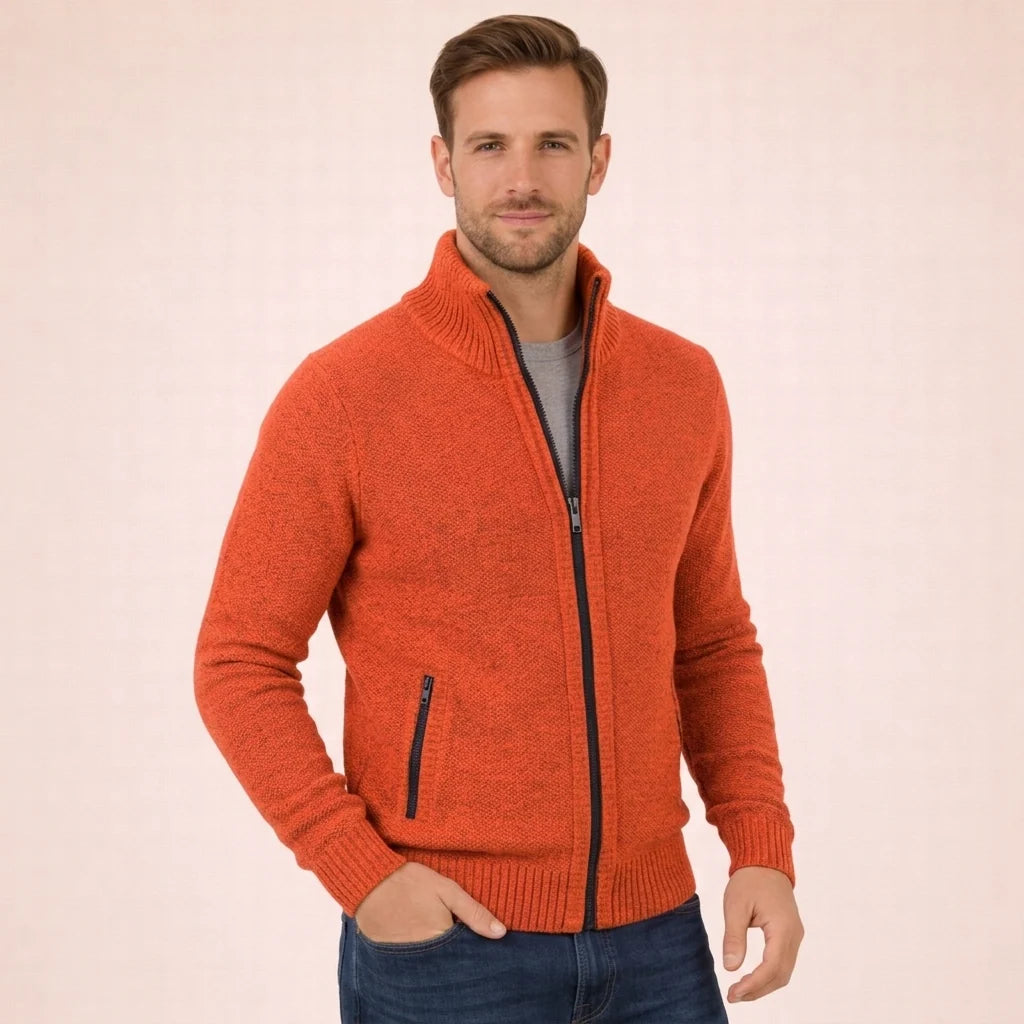 Merino Wool Quarter Zip Sweater | Men's Lightweight Knitwear 4