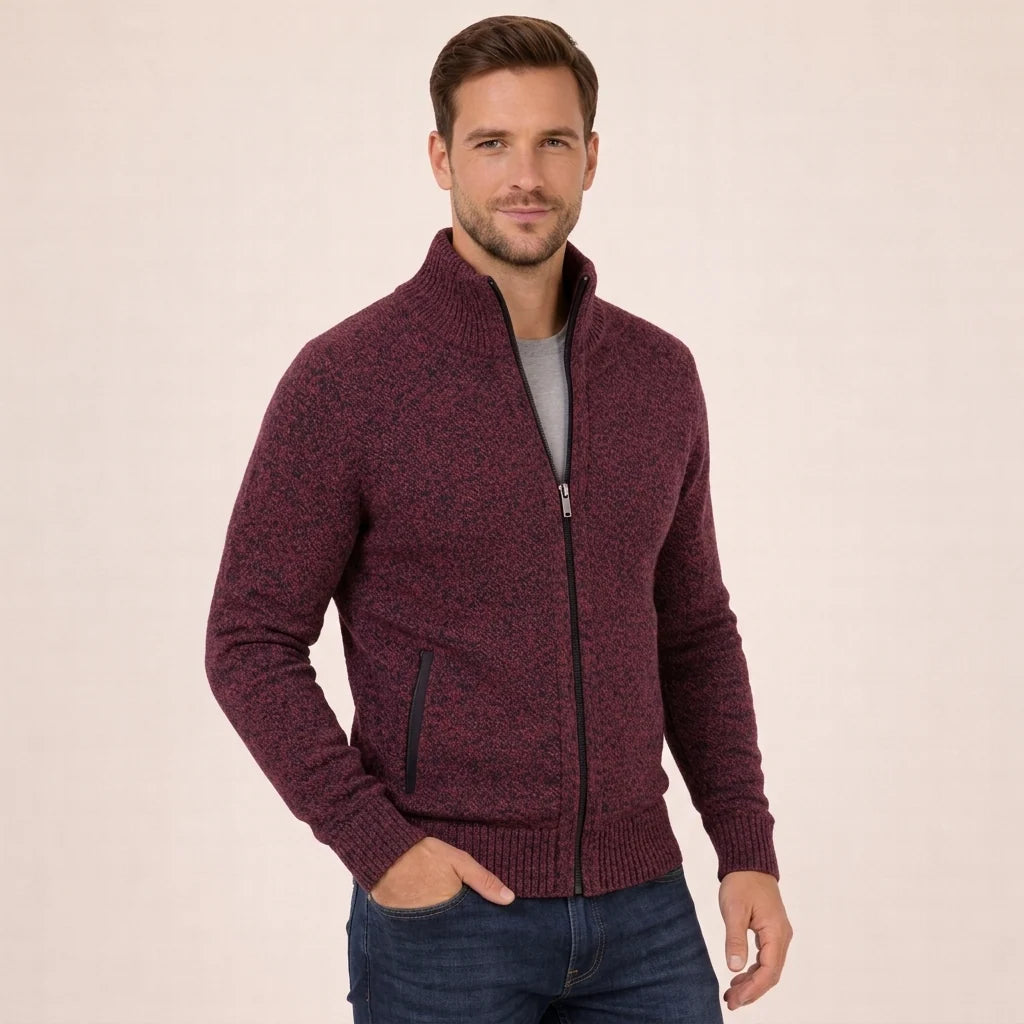 Merino Wool Quarter Zip Sweater | Men's Lightweight Knitwear 5