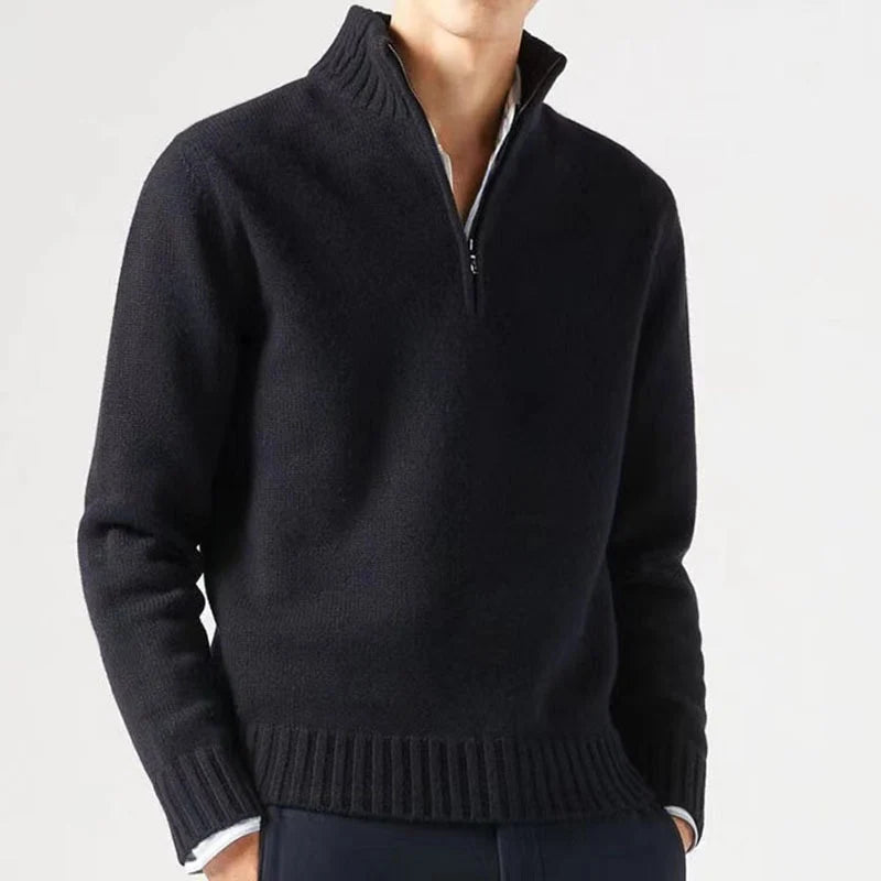 Miles | Men's Half-Zip Sweater Soft Warm Casual Wear 3