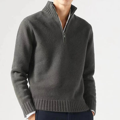 Miles | Men's Half-Zip Sweater Soft Warm Casual Wear 4