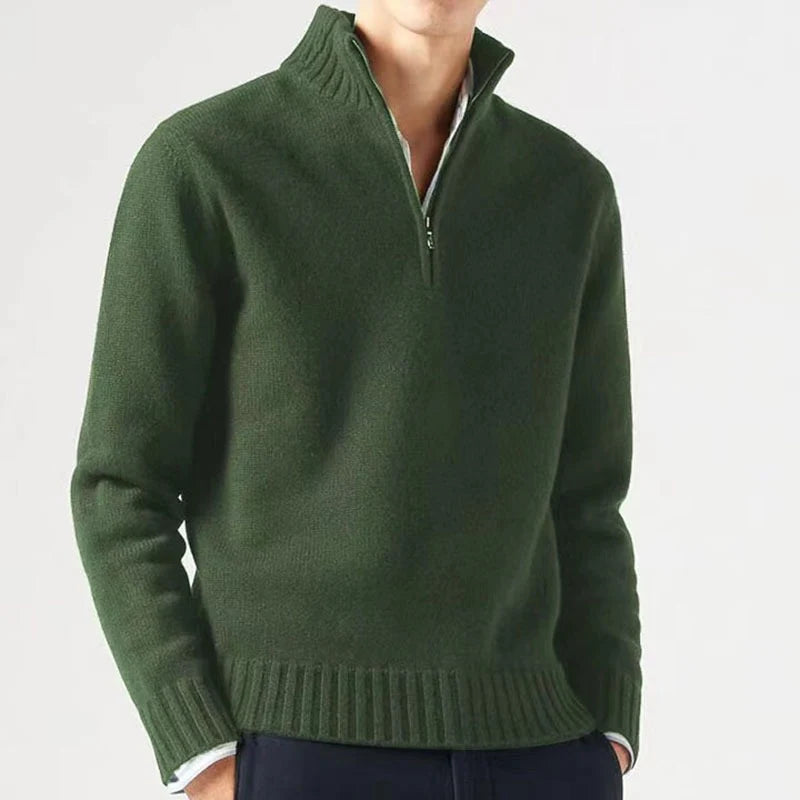 Miles | Men's Half-Zip Sweater Soft Warm Casual Wear 5