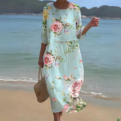 Miranda | Women's Floral Maxi Dress for Summer Weddings 0