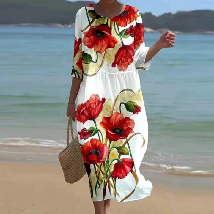 Miranda | Women's Floral Maxi Dress for Summer Weddings 3
