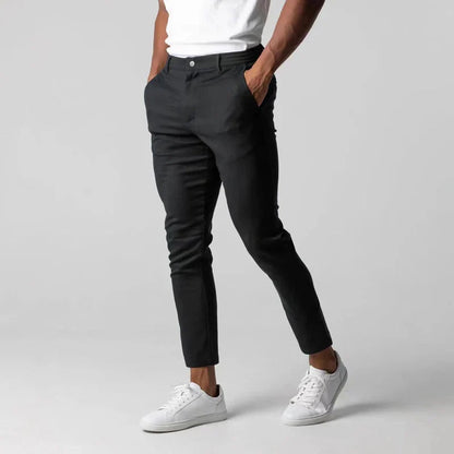 Modern Stretchy Khaki Pants | Men's Slim Fit Chinos 0