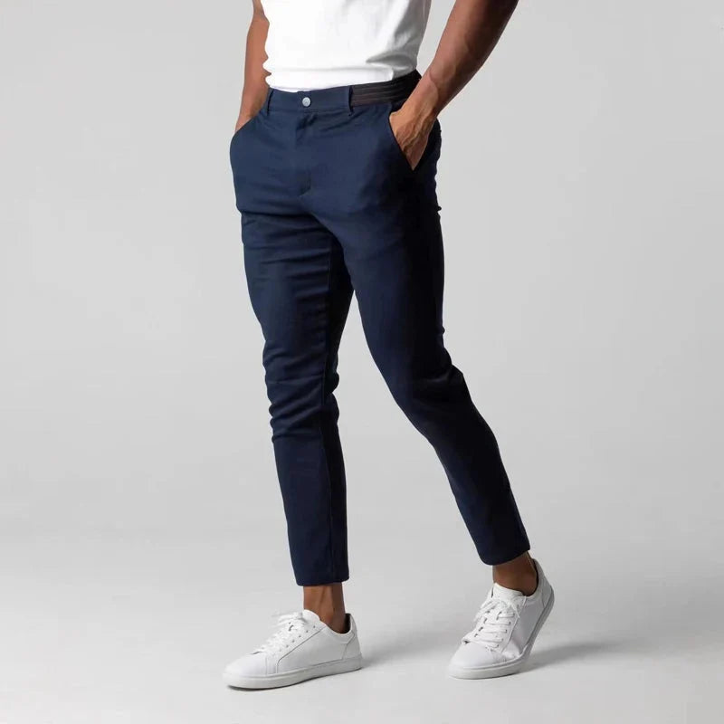 Modern Stretchy Khaki Pants | Men's Slim Fit Chinos 1