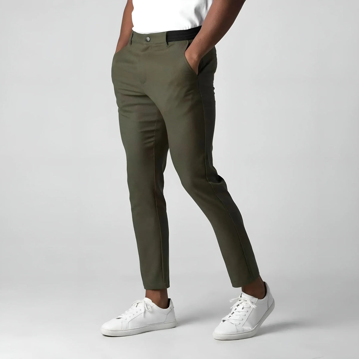 Modern Stretchy Khaki Pants | Men's Slim Fit Chinos 3