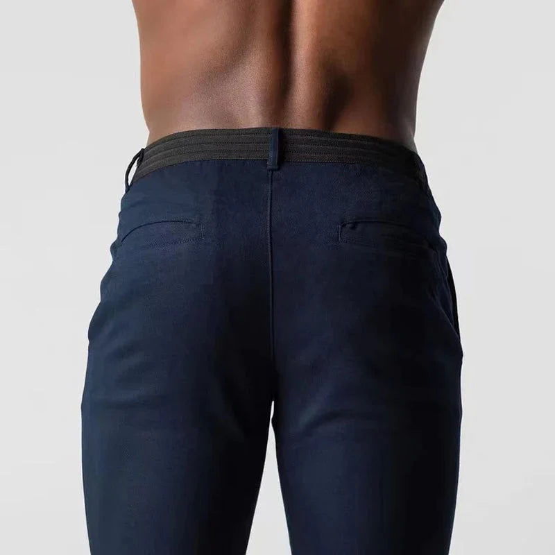 Modern Stretchy Khaki Pants | Men's Slim Fit Chinos 5