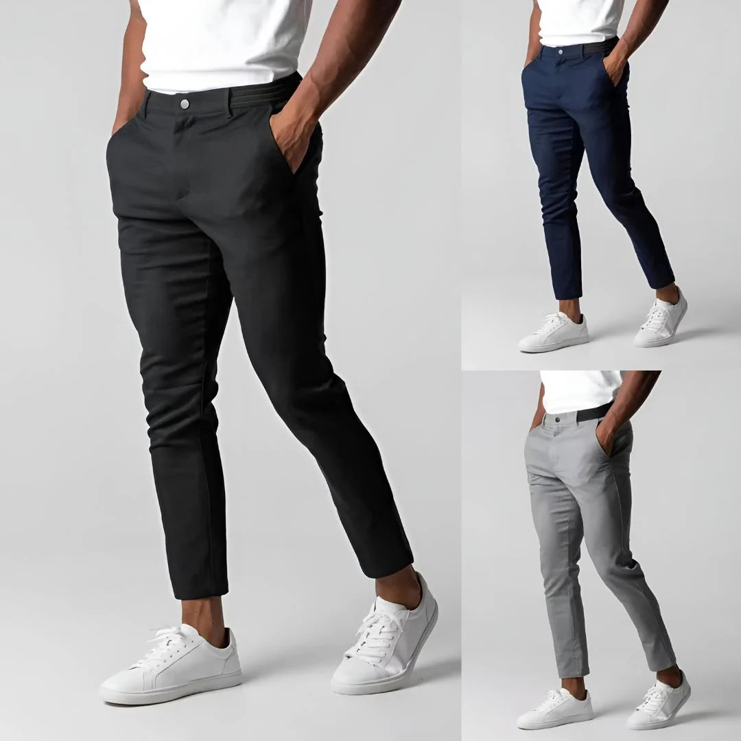 Modern Stretchy Khaki Pants | Men's Slim Fit Chinos 6