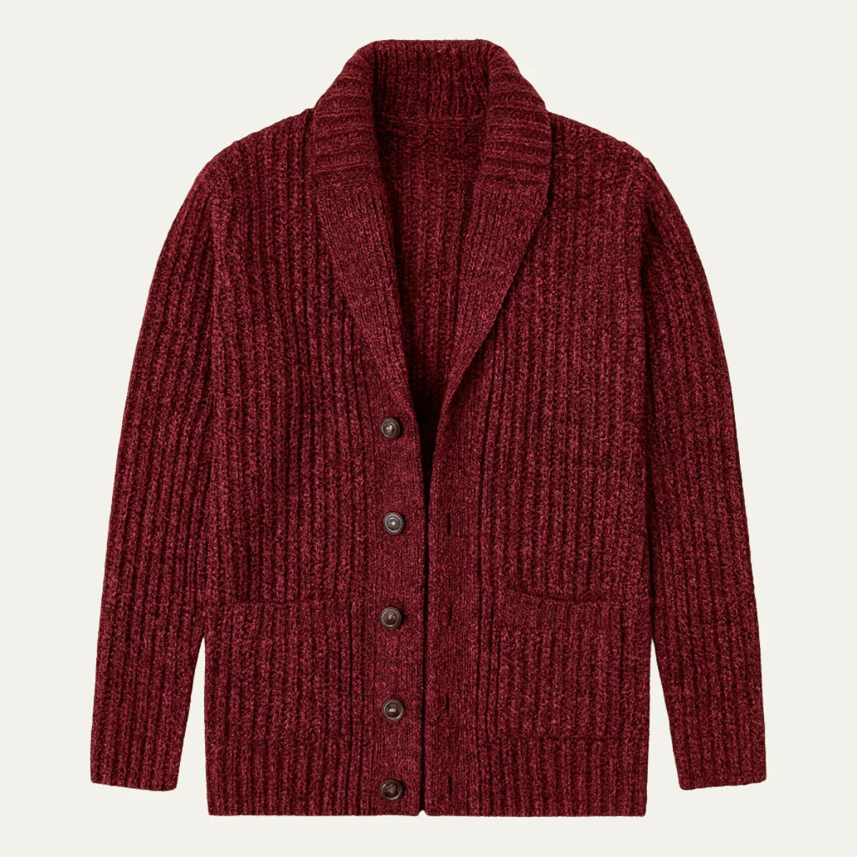 Montpellier | Men's Shawl Collar Cardigan Chunky Knit 0