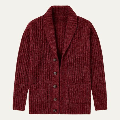 Montpellier | Men's Shawl Collar Cardigan Chunky Knit 0