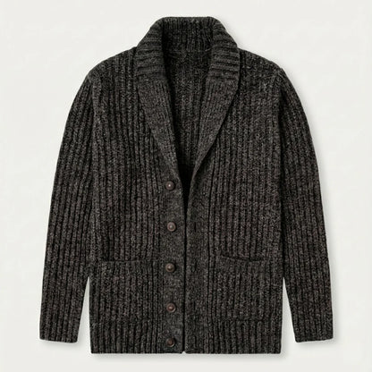 Montpellier | Men's Shawl Collar Cardigan Chunky Knit 8