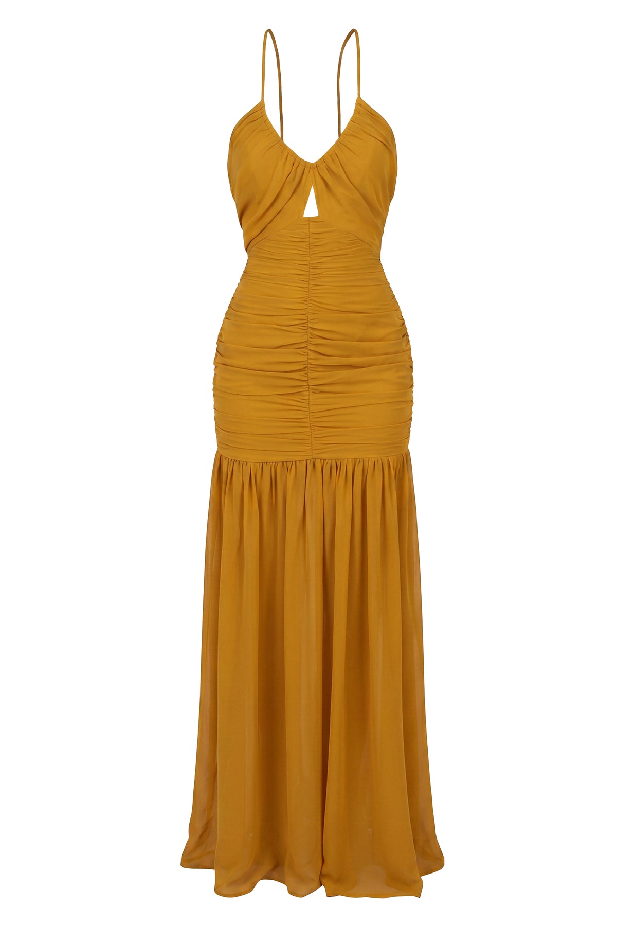 Mustard Vienna Chiffon Maxi Dress | Women's Formal Dress 2