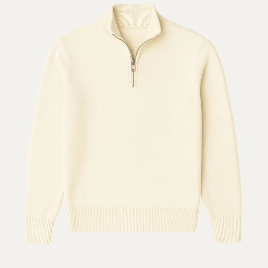 Navy Half Zip Sweater | Men's Quarter Zip Sweater 0