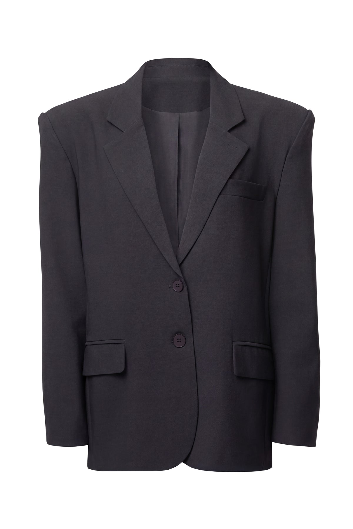 Navy Oversized Blazer | Women's Tailored Jacket 3
