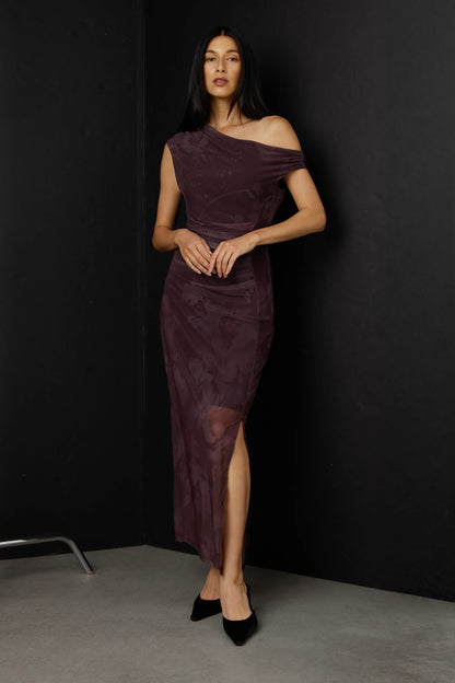 Off Shoulder Printed Midi Dress | Cocktail & Formal Dresses 3