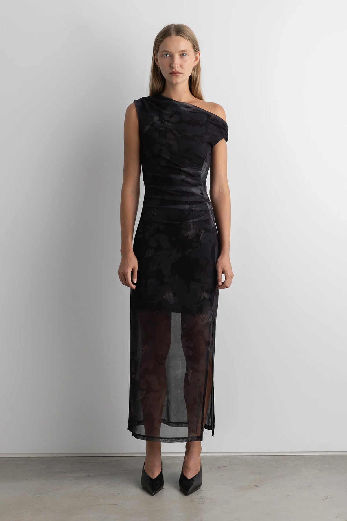 Off Shoulder Printed Midi Dress | Cocktail & Formal Dresses 8